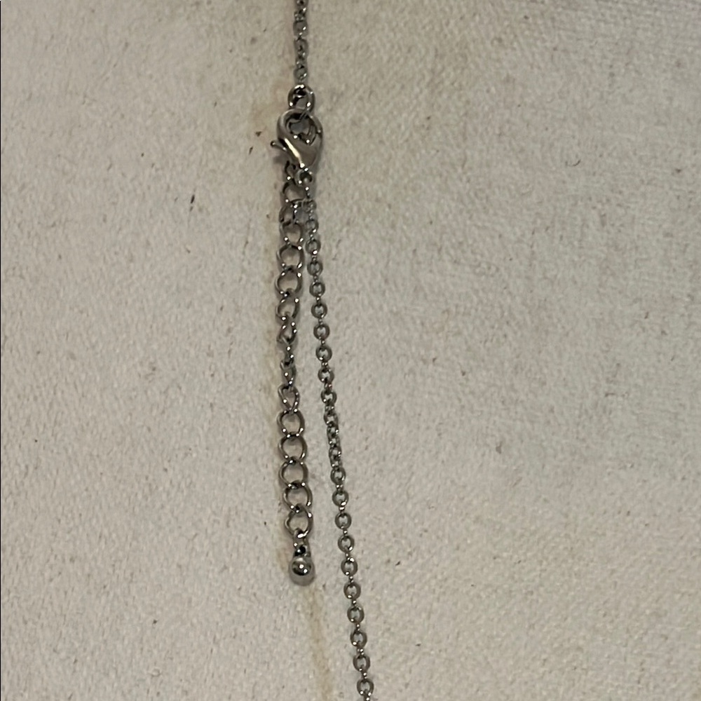 Unique Silver Necklace with Yellow and Turquoise Accents - Picture 10 of 10